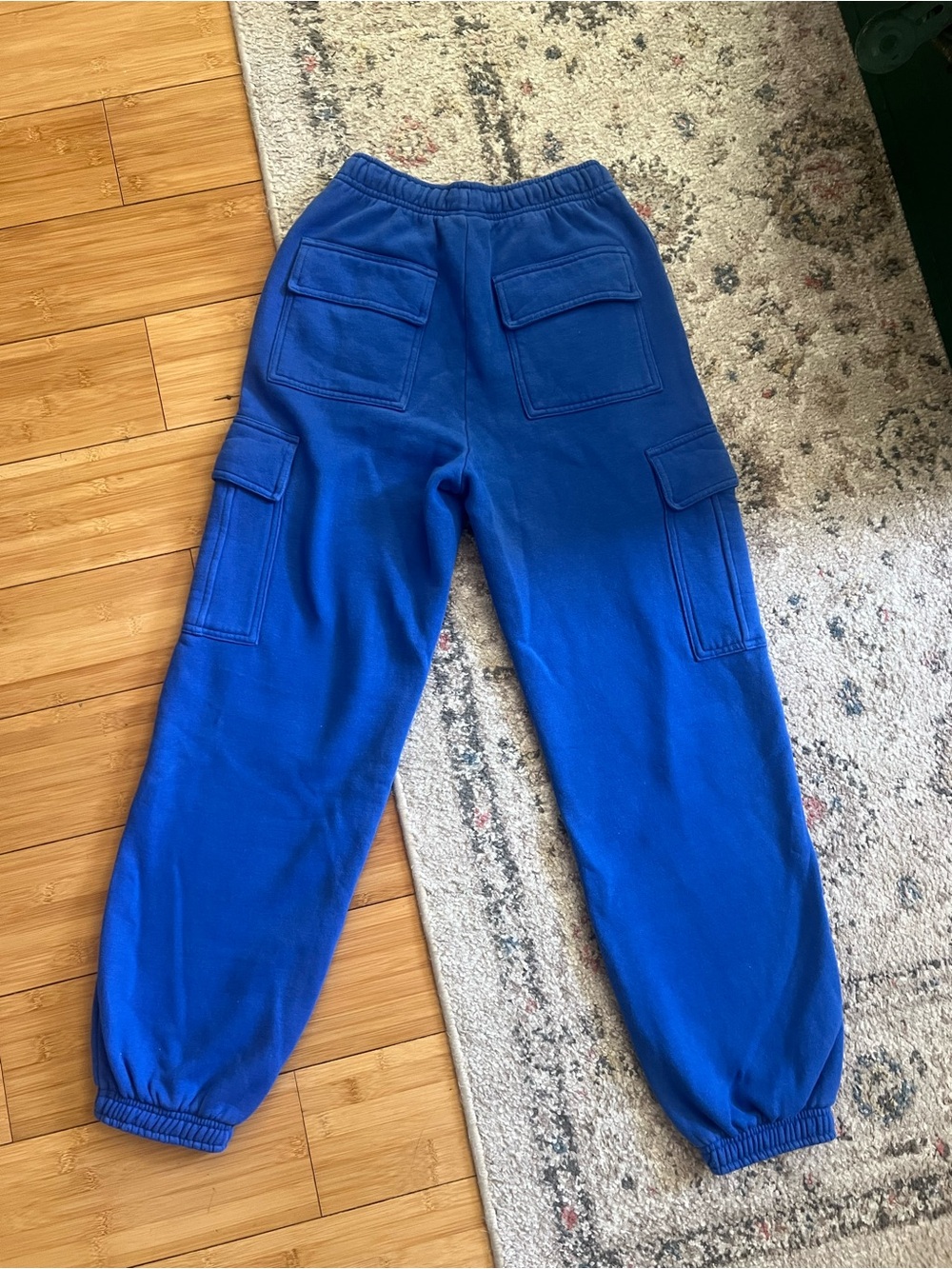 Aritzia Cargo Jogger Pants in Blue size XS